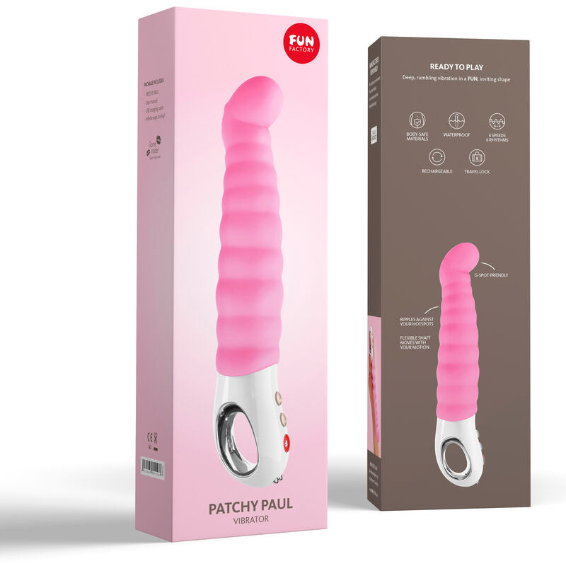 FUN FACTORY PATCHY PAUL G5 VIBRADOR G SPOT CANDY ROSE