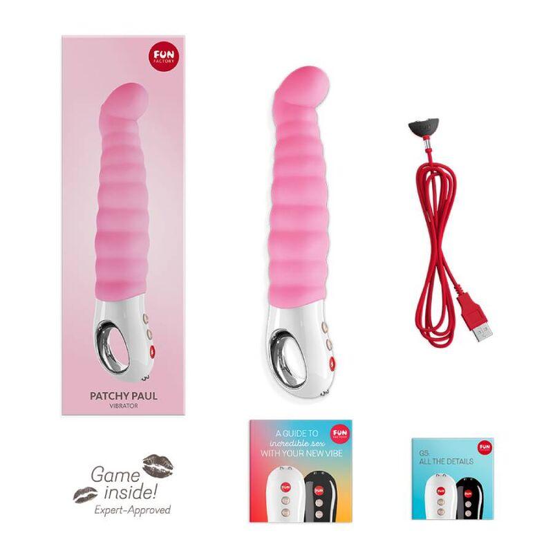 FUN FACTORY PATCHY PAUL G5 VIBRADOR G SPOT CANDY ROSE