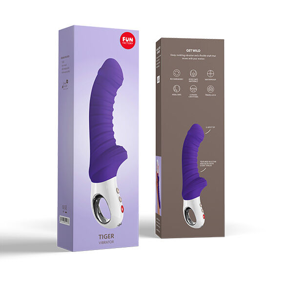 FUN FACTORY VIBRADOR TIGER G5 VIOLETA