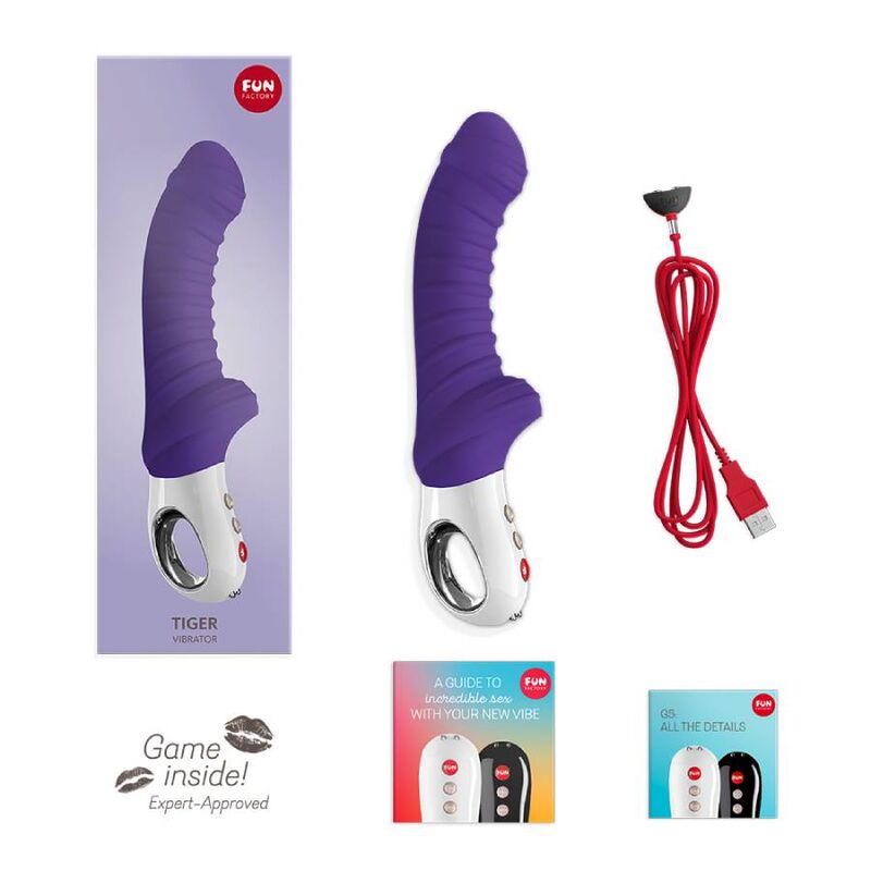 FUN FACTORY VIBRADOR TIGER G5 VIOLETA