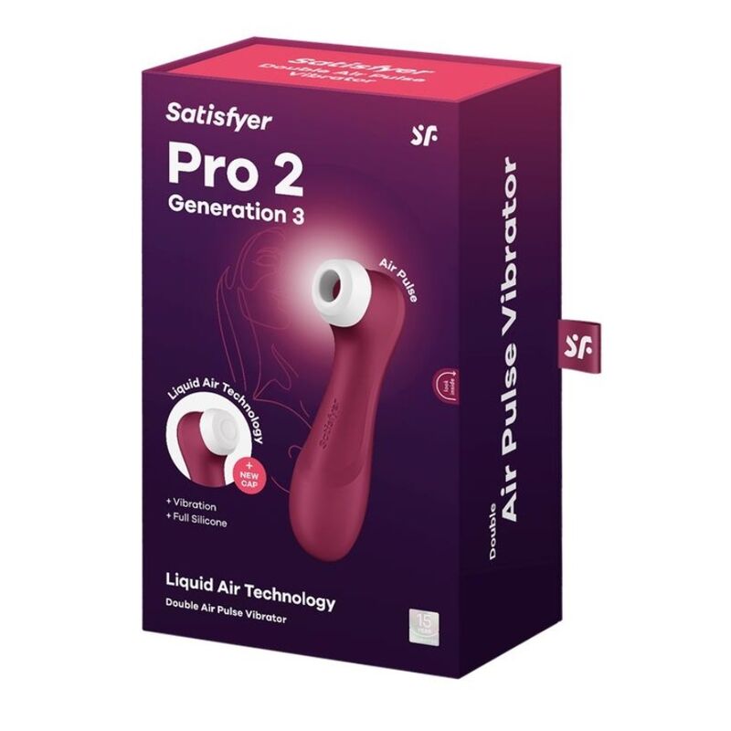 SATISFYER PRO 2 GENERACIoN 3 LIQUID AIR TECHNOLOGY GRANATE