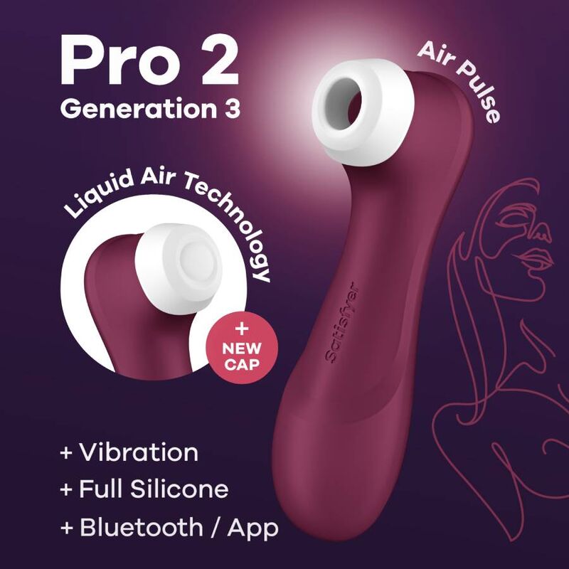 SATISFYER PRO 2 GENERACIoN 3 NEGRO BLUETOOTH APP