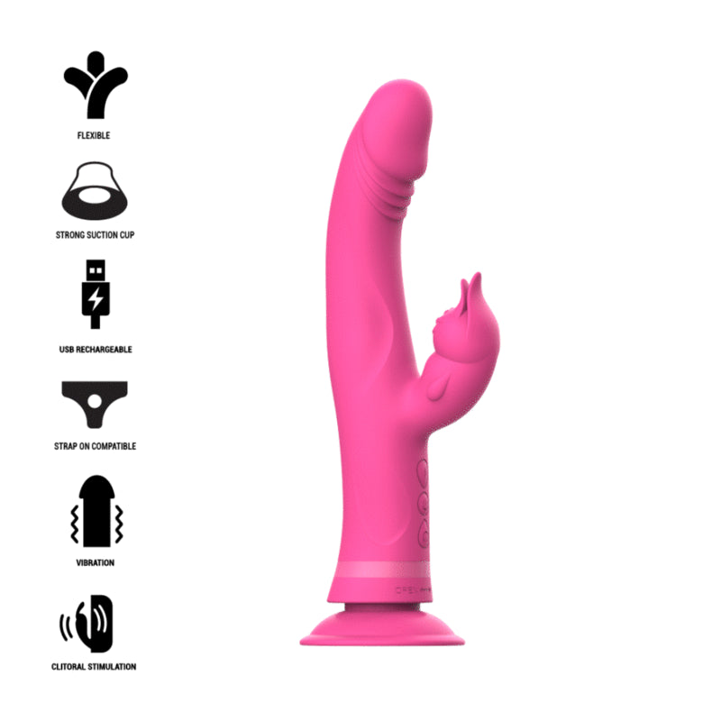 INTENSE VIBRADOR JULIO COELHO ROSA SILICONE