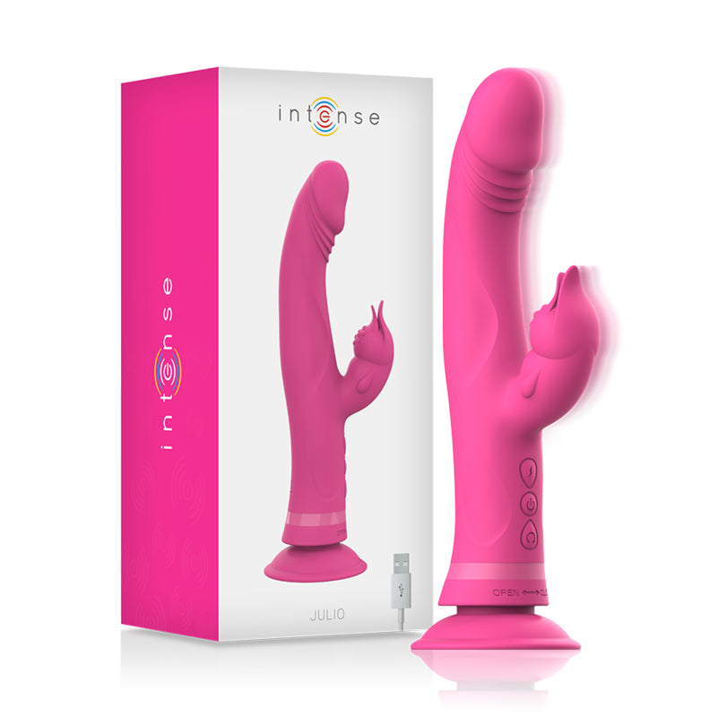 INTENSE VIBRADOR JULIO COELHO ROSA SILICONE