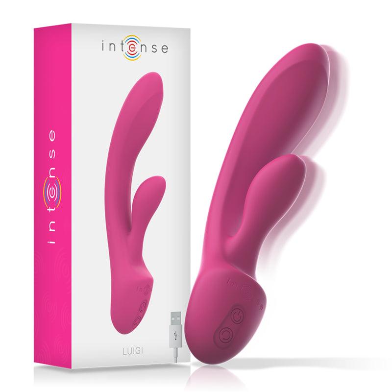 INTENSE VIBRADOR LUIGI COELHO ROSA SILICONE LiQUIDO