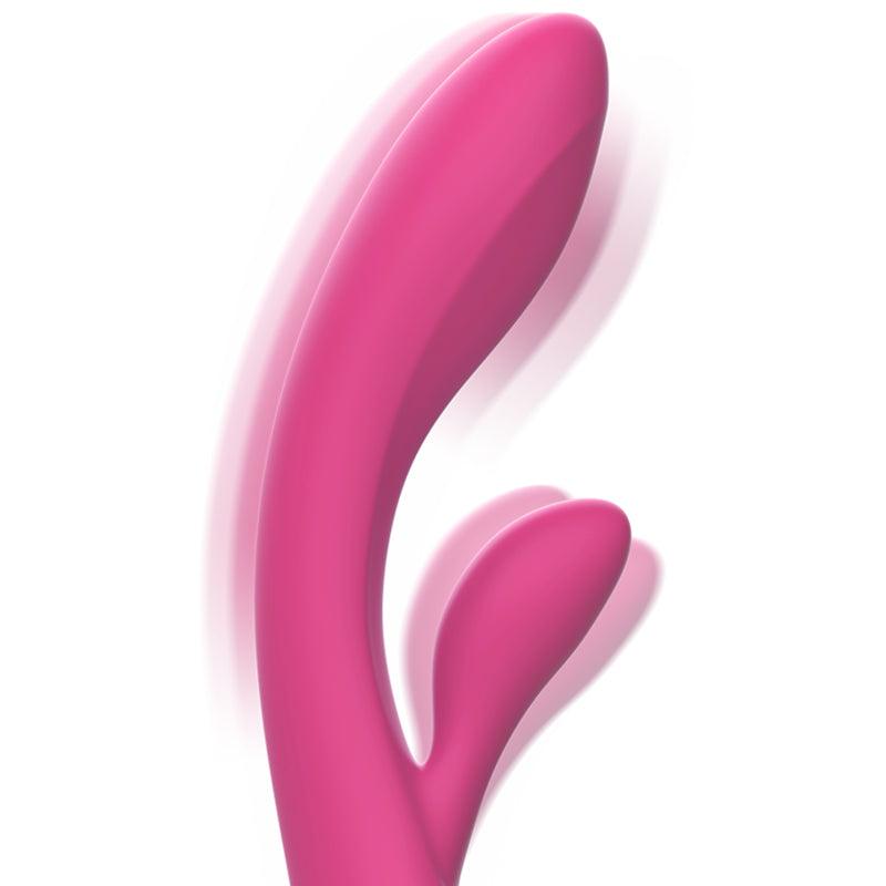 INTENSE VIBRADOR LUIGI COELHO ROSA SILICONE LiQUIDO