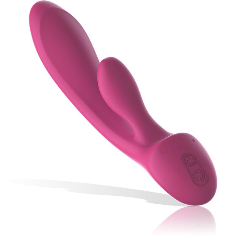 INTENSE VIBRADOR LUIGI COELHO ROSA SILICONE LiQUIDO