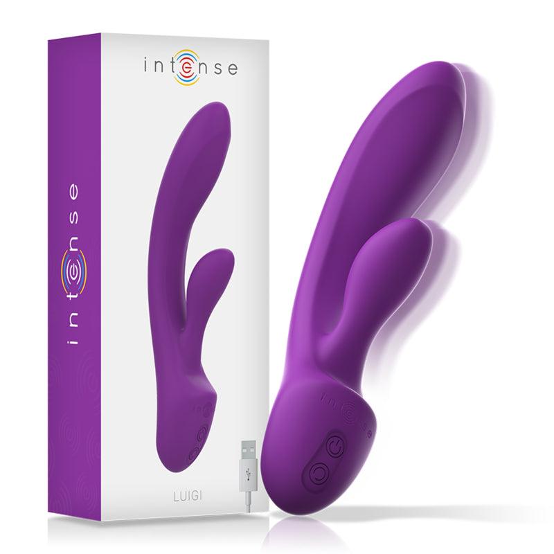 INTENSE VIBRADOR LUIGI COELHO SILICONE LiQUIDO ROXO