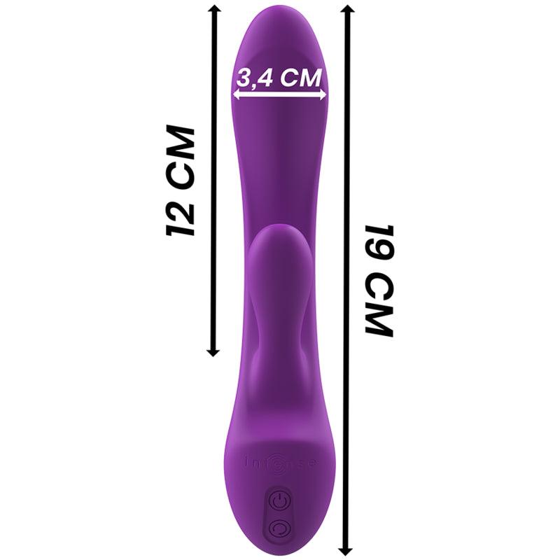 INTENSE VIBRADOR LUIGI COELHO SILICONE LiQUIDO ROXO