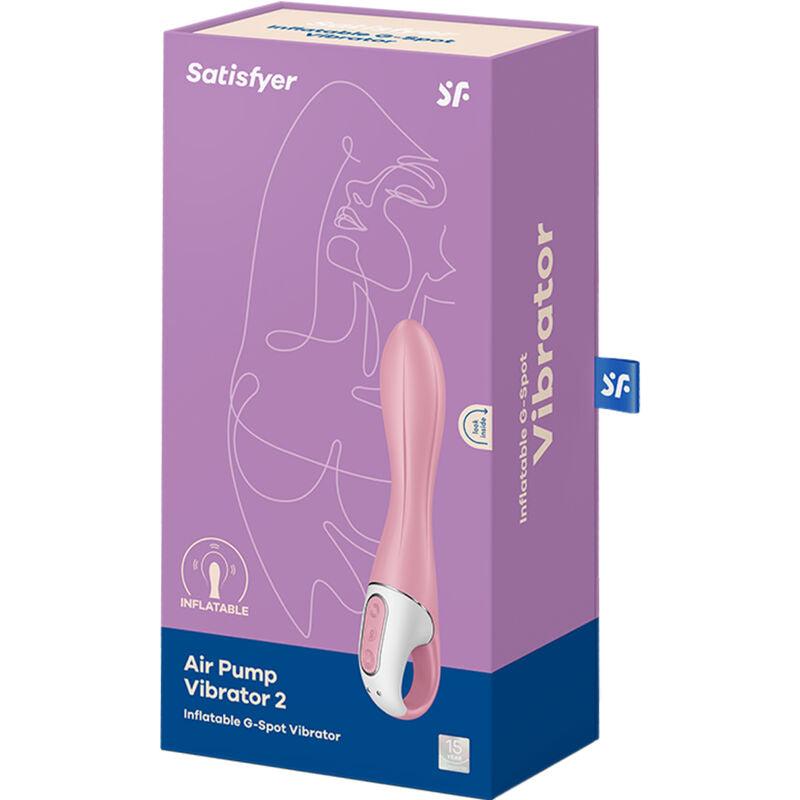 SATISFYER VIBRADOR BOMBA DE AR 2 ROSA