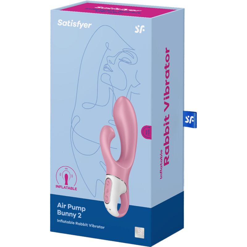 SATISFYER BOMBA DE AR BUNNY 2 ROSA