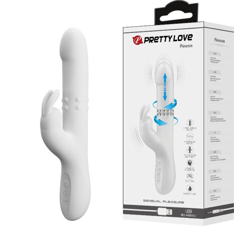 PRETTY LOVE VIBRADOR REESE COM ROTAO DE PRATA