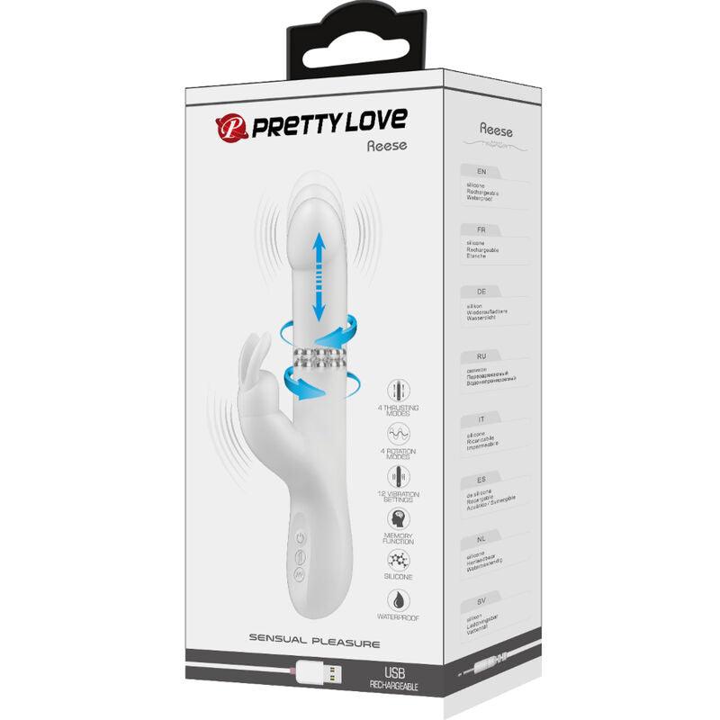 PRETTY LOVE VIBRADOR REESE COM ROTAO DE PRATA