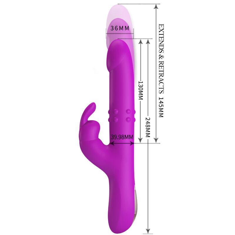 PRETTY LOVE VIBRADOR REESE COM ROTAO ROXA