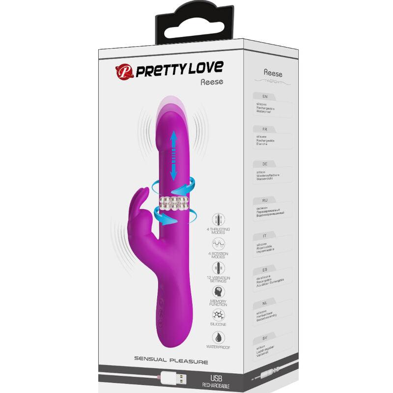 PRETTY LOVE VIBRADOR REESE COM ROTAO ROXA