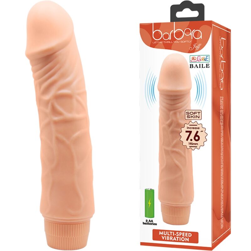 BAILE VIBRADOR REALiSTICO BARBARA 20 CM