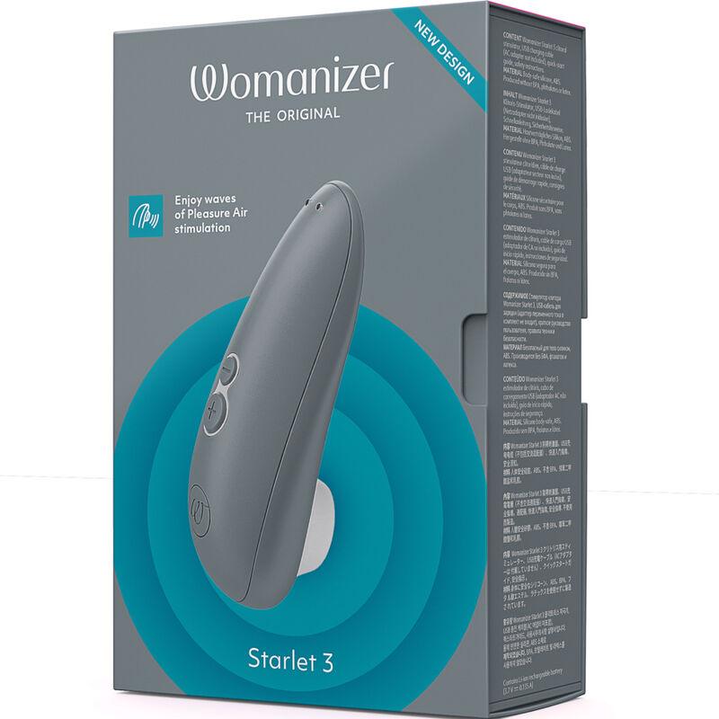 WOMANIZER STARLET 3 CLITORAL STIMULATOR GREY