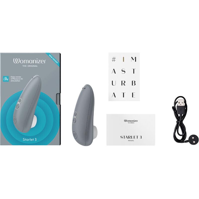 WOMANIZER STARLET 3 CLITORAL STIMULATOR GREY