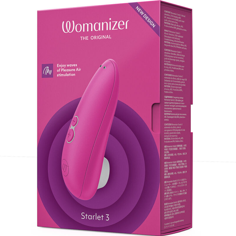 WOMANIZER STARLET 3 ESTIMULADOR CLITORIAL ROSA