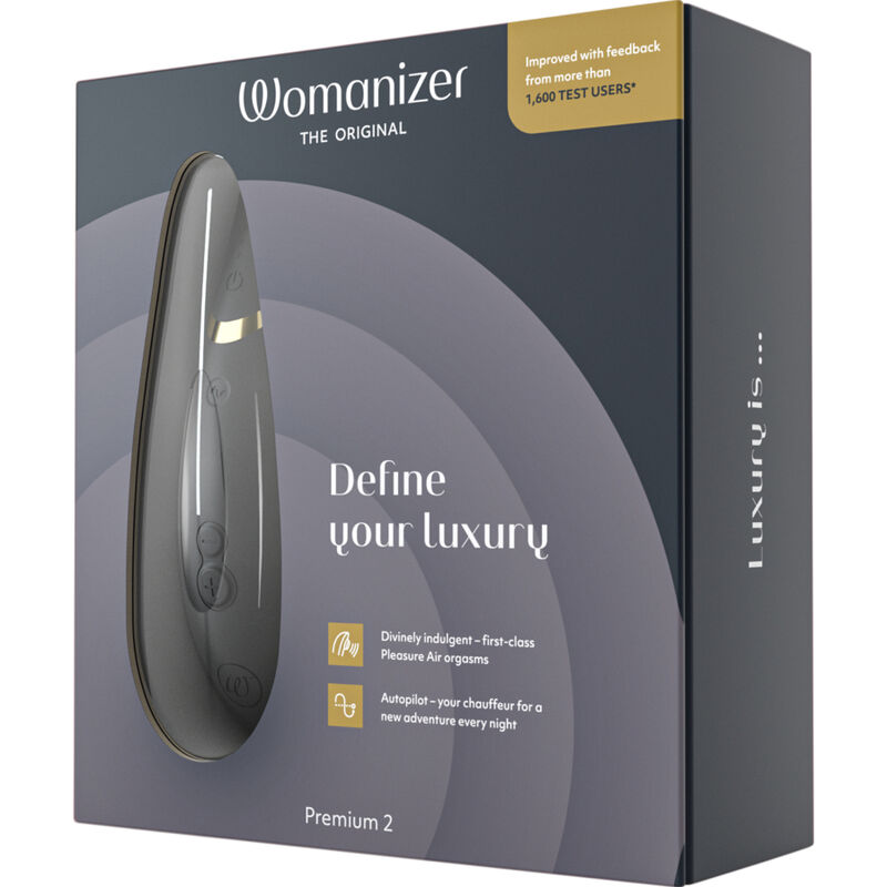 WOMANIZER PREMIUM 2 ESTIMULADOR CLITORIAL PRETO