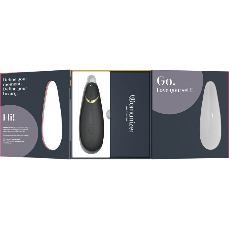 WOMANIZER PREMIUM 2 ESTIMULADOR CLITORIAL PRETO