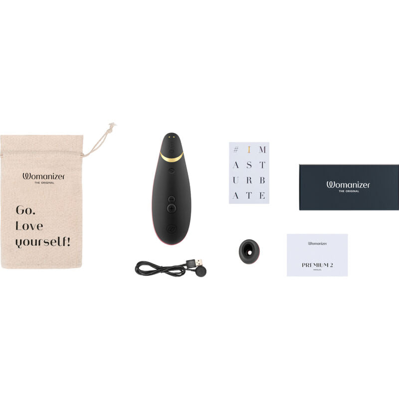 WOMANIZER PREMIUM 2 ESTIMULADOR CLITORIAL PRETO