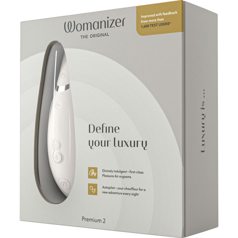 WOMANIZER PREMIUM 2 ESTIMULADOR CLITORIAL WARM GREY