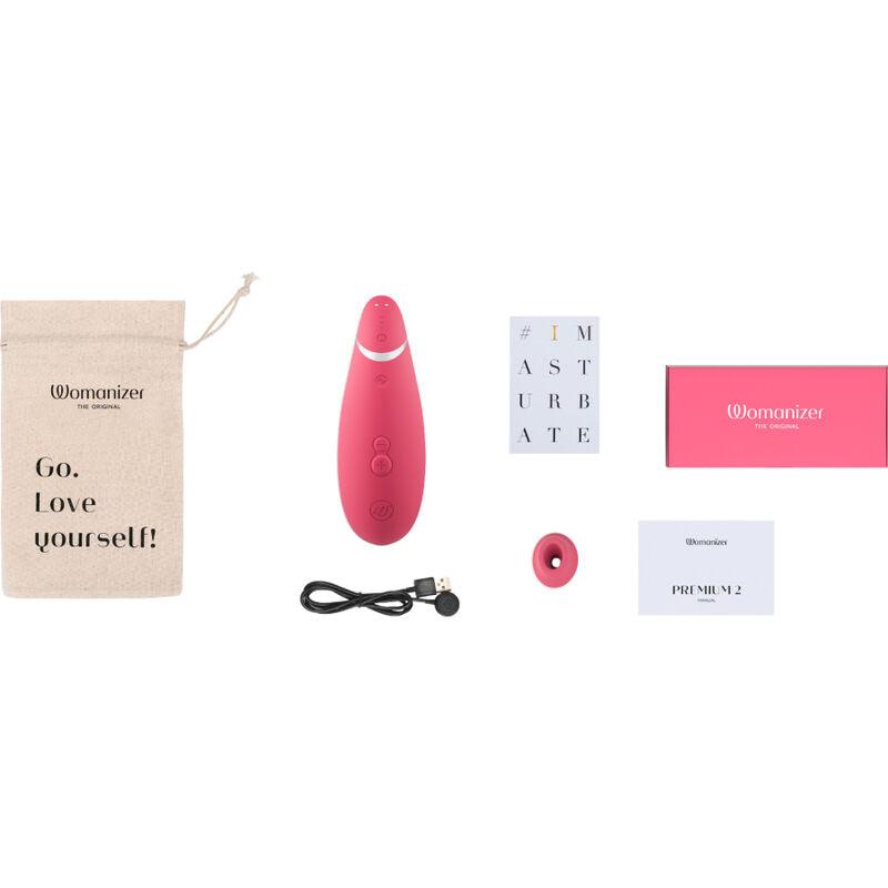 WOMANIZER PREMIUM 2 ESTIMULADOR CLITORIAL RASPBERRY