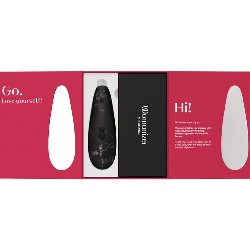 WOMANIZER MARILYN MONROE CLASSIC 2 CLITORAL STIMULATOR BLACK MARBLE