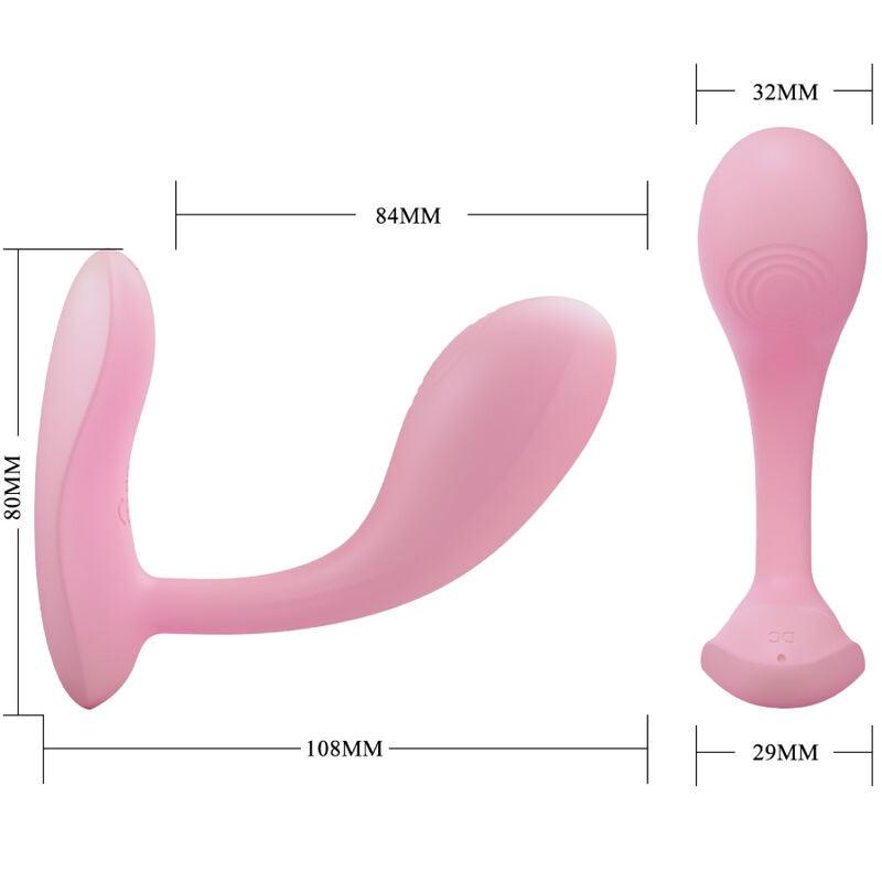 PRETTY LOVE BAIRD G SPOT 12 VIBRAoES RECARREGVEL ROSA APLICATIVO