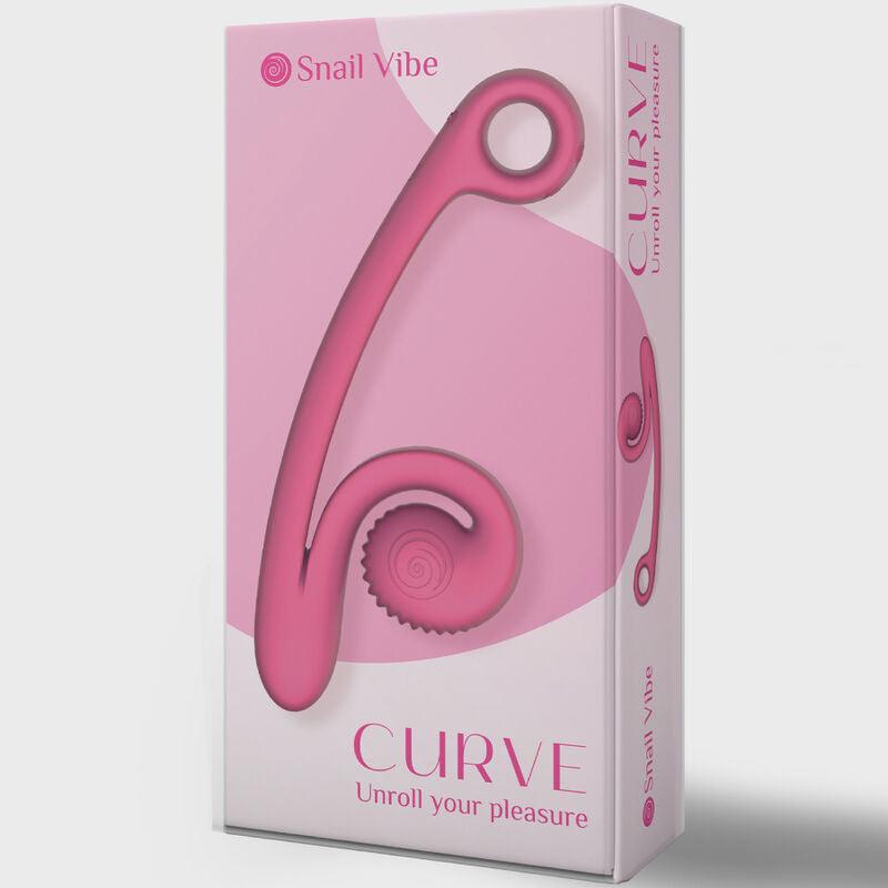 SNAIL VIBE CURVE VIBRADOR NARANJA