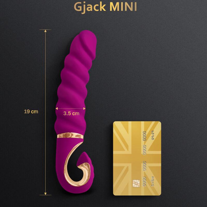 G VIBE GJACK MINI VIBRADOR DE SILICONE ROXO