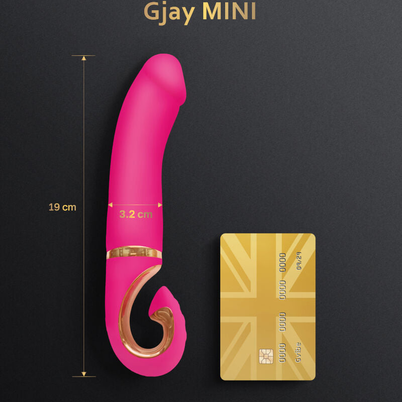 G VIBE VIBRADOR DE SILICONE GJAY MINI ROSA