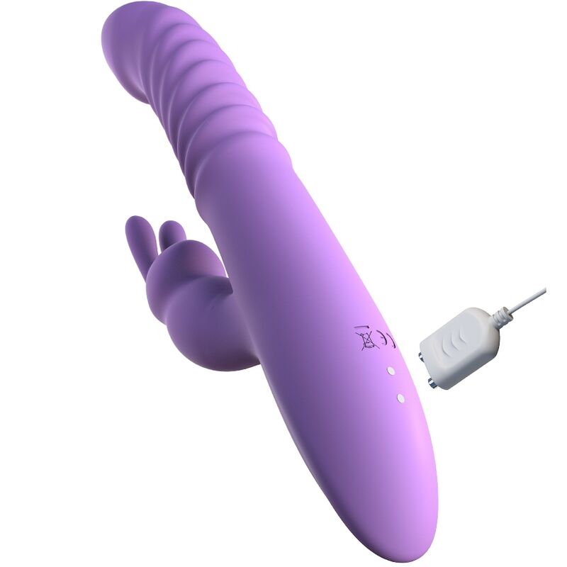 FANTASY FOR HER ESTIMULADOR DE CLIToRIS DE COELHO COM OSCILACaO DE FUNCaO DE CALOR E VIBRACaO VIOLETA