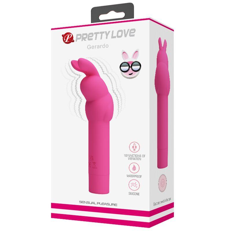 PRETTY LOVE VIBRADOR DE SILICONE GERARDO FUSCHIA COELHO