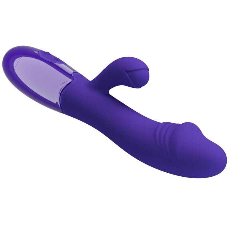 PRETTY LOVE VIBRADOR SNAPPY YOUTH E ESTIMULADOR DE PONTO G VIOLETA