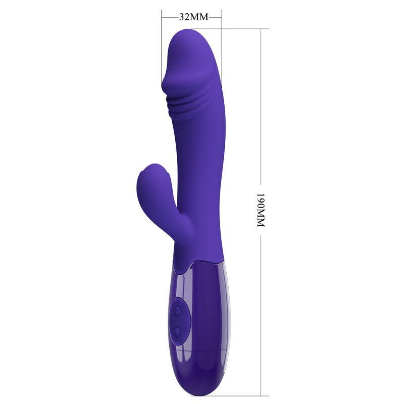 PRETTY LOVE VIBRADOR SNAPPY YOUTH E ESTIMULADOR DE PONTO G VIOLETA