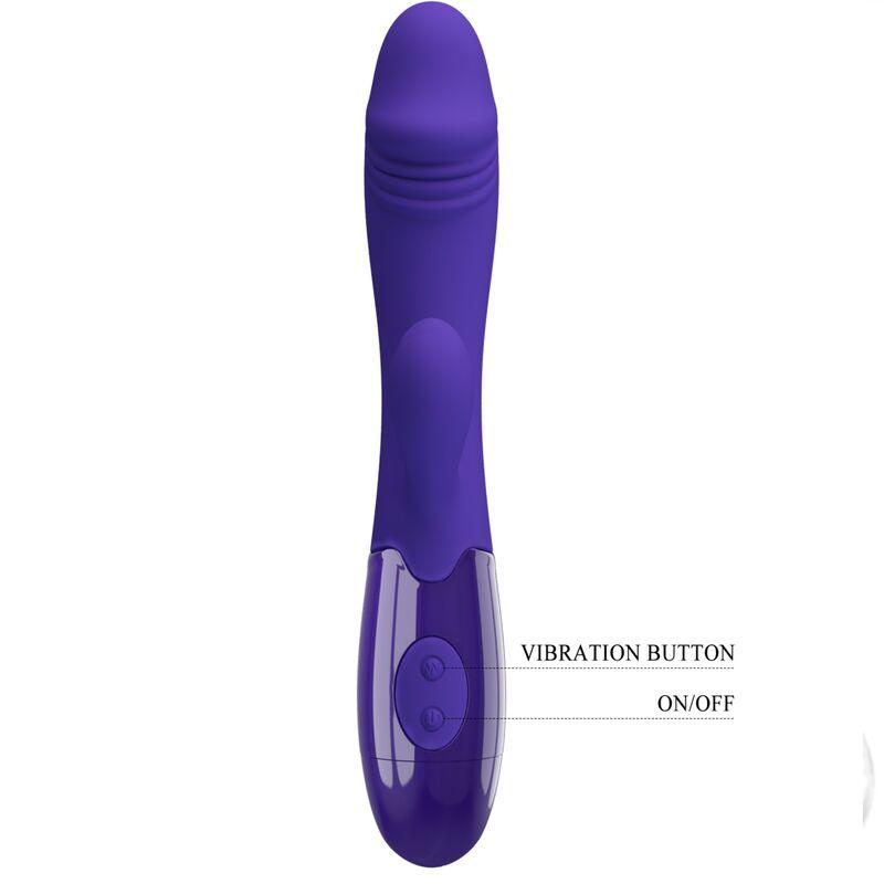 PRETTY LOVE VIBRADOR SNAPPY YOUTH E ESTIMULADOR DE PONTO G VIOLETA