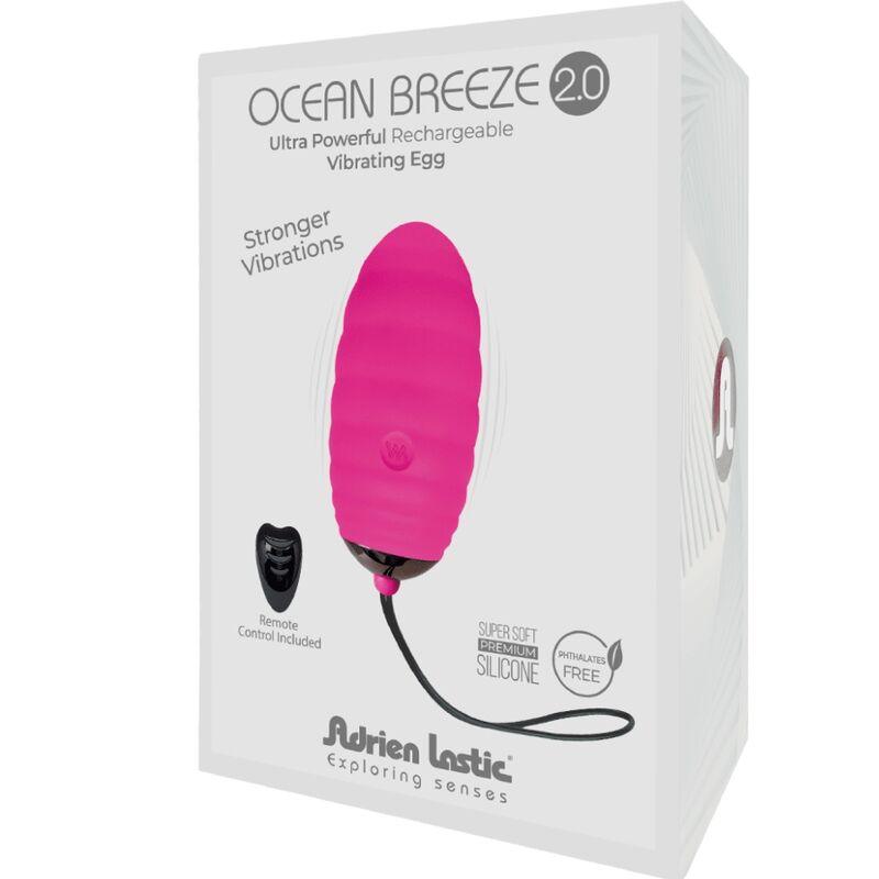 ADRIEN LASTIC OCEAN BREEZE 20 OVO VIBRAToRIO RECARREGaVEL CONTROLE REMOTO ROSA