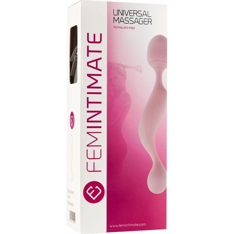 FEMINTIMATE MASSAGADOR UNIVERSAL VIBRADOR DE SILICONE ROSA