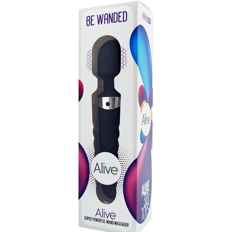 ALIVE BE WANDED VIBRADOR MASSAGER PRETO