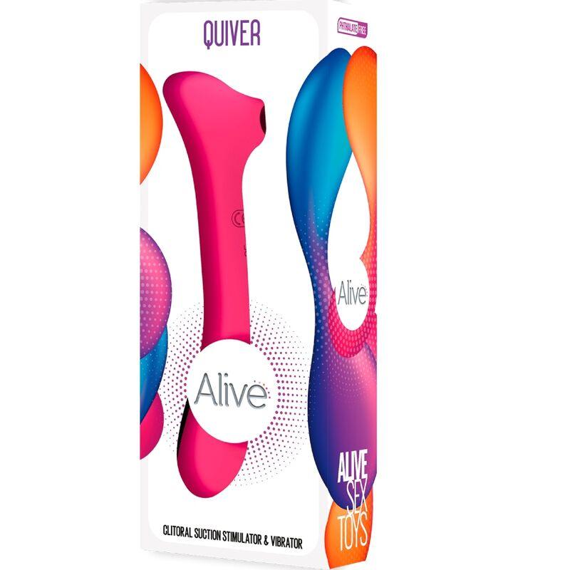 ALIVE SUCKER E VIBRADOR FuCSIA DE ALJAVA