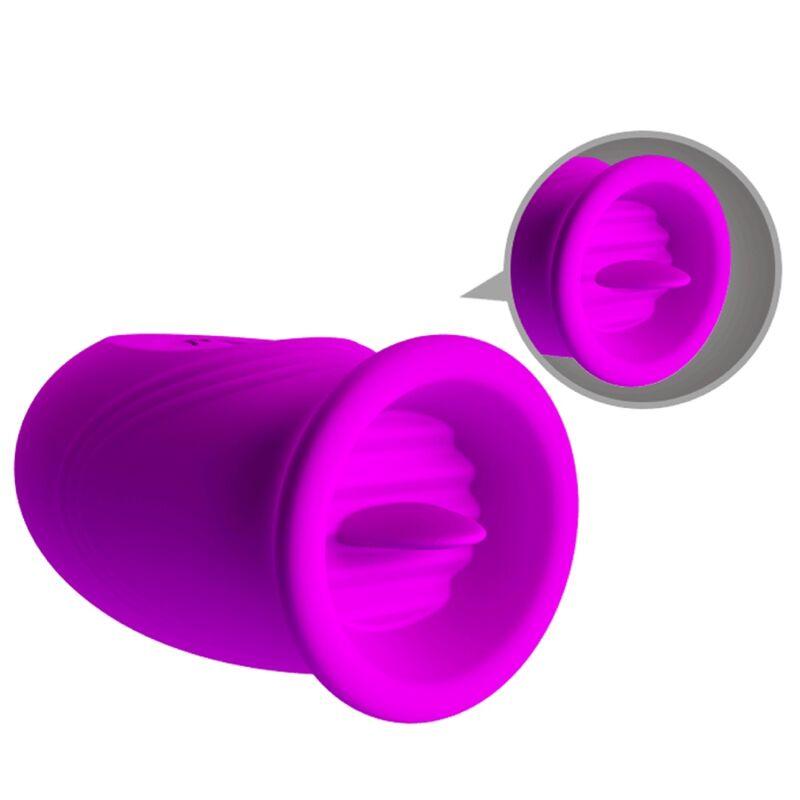 PRETTY LOVE VIBRADOR RECARREGVEL DAISY DUAL EGG ROXO