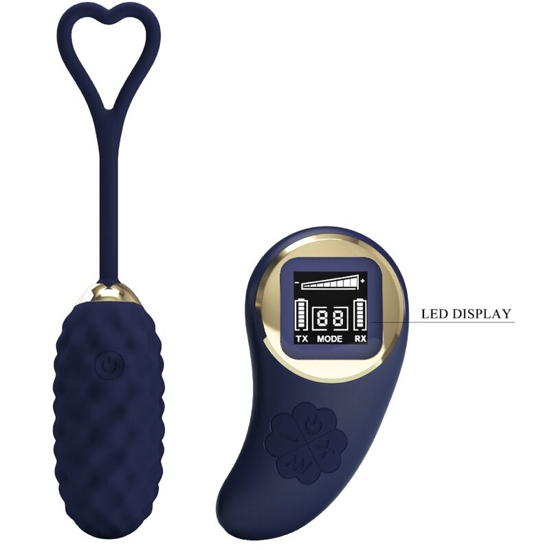 PRETTY LOVE OVO VIBRAToRIO DE CONTROLE REMOTO VIVIAN BLUE