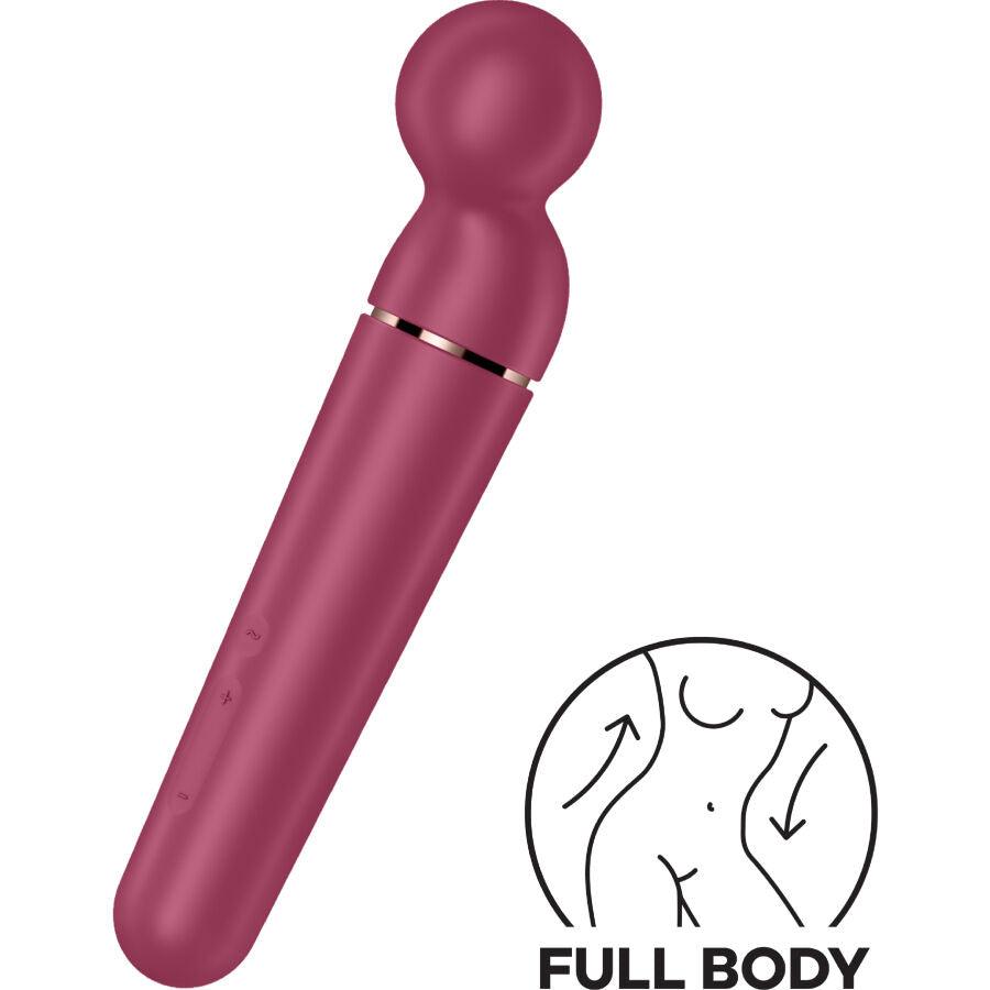 SATISFYER PLANETA WAND ER VIBRADOR MASSAGER BERRY