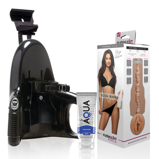 FLESHLIGHT ELIZA IBARRA VAGINA LANCAMENTO UNIVERSAL LUBRIFICANTE AQUA QUALITY 50 ML