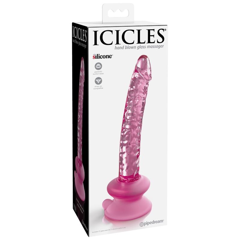 ICICLES N 86 VIBRADOR DE VIDRO COM VENTOSA