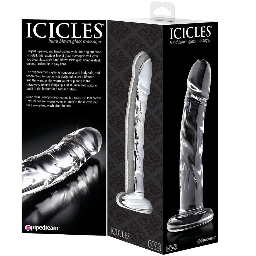 ICICLES MASSAGEADOR DE VIDRO N 62