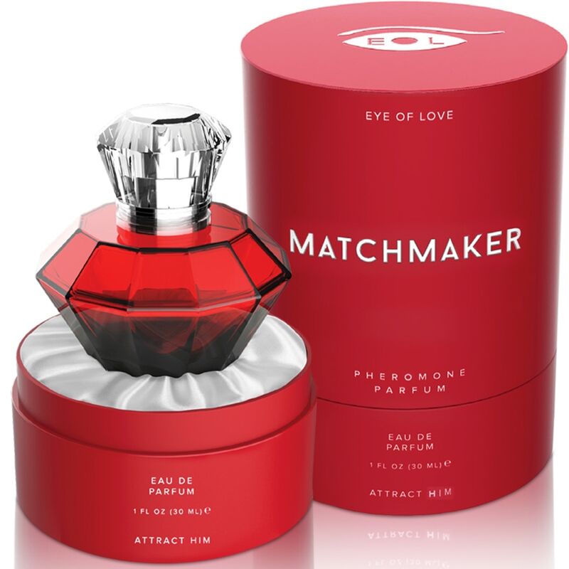 EYE OF LOVE PERFUME DE FEROMoNIO DE DIAMANTE VERMELHO MATCHMAKER ATTRACT HIM 30 ML