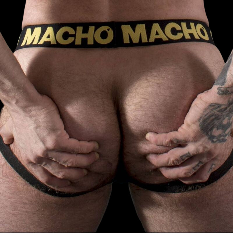 MACHO MX25AC JOCK COURO AMARELO S